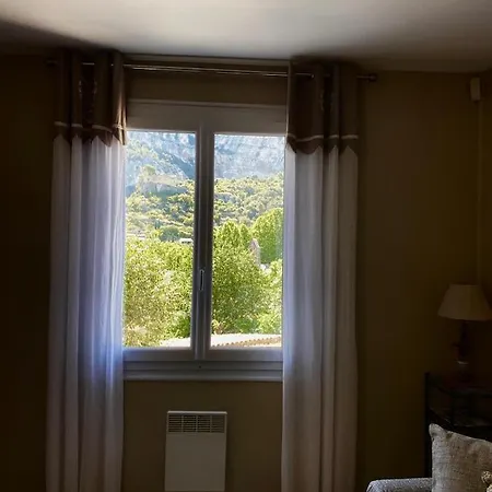 Vue Panoramique Sur Le Chateau,montagne Et Grottes * Fontaine-de-Vaucluse